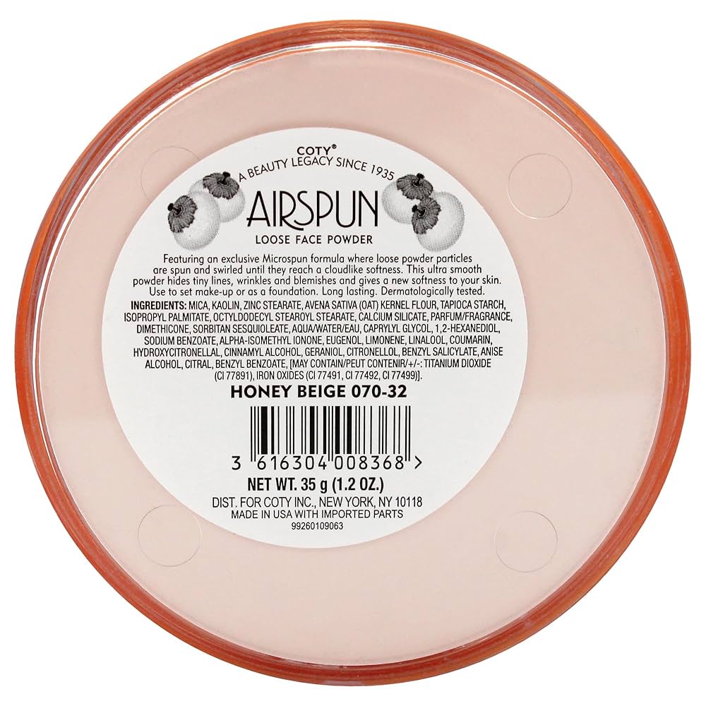 Amazon.com : Airspun Loose Powder Honey Beige : Beauty